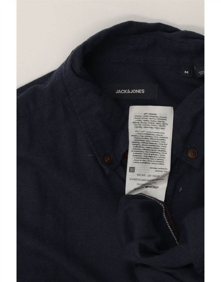 Camisa Jack & Jones Hombre Medium Azul Marino Algodón