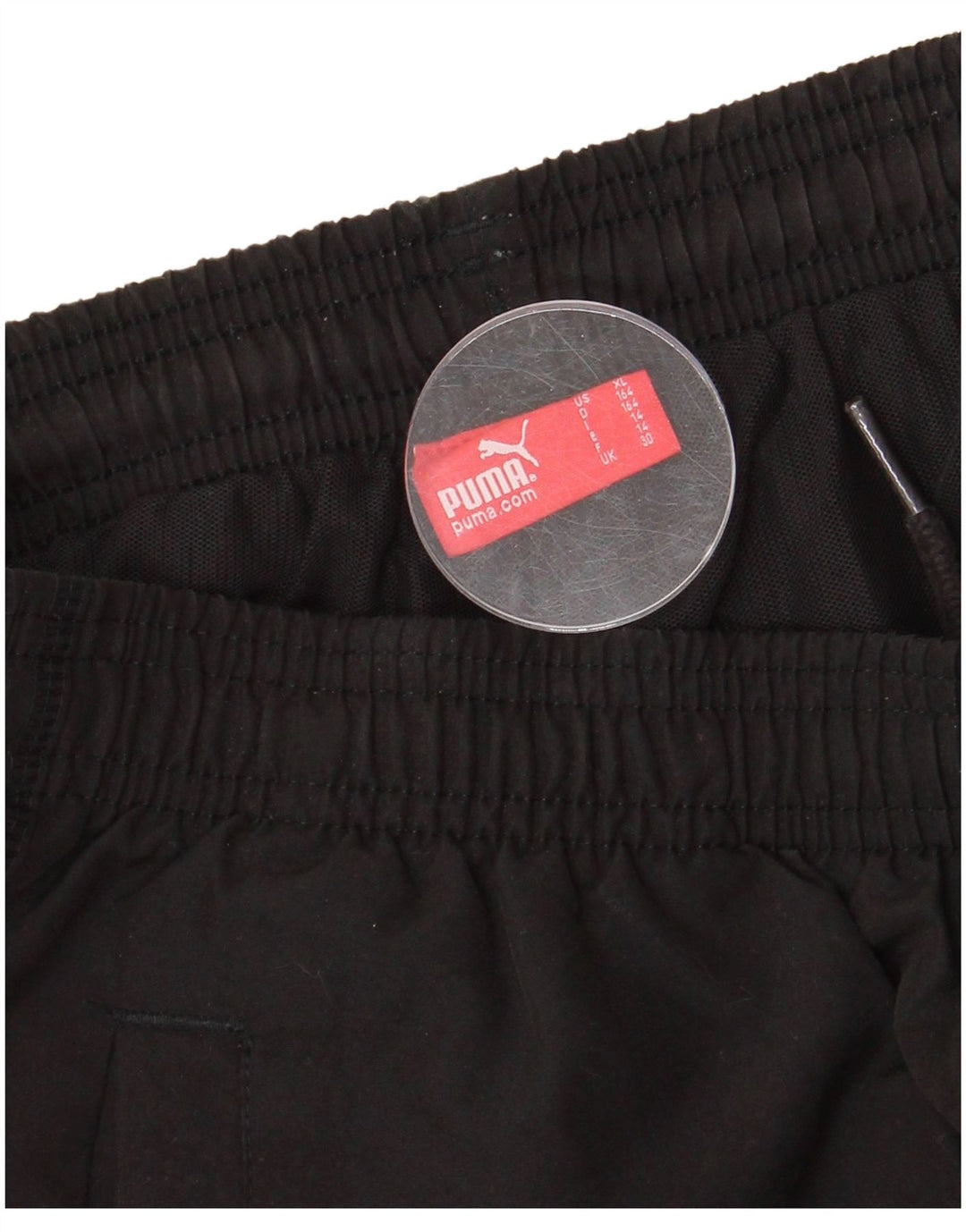 Puma Pantalón de chándal gráfico para niña 13-14 años Negro
