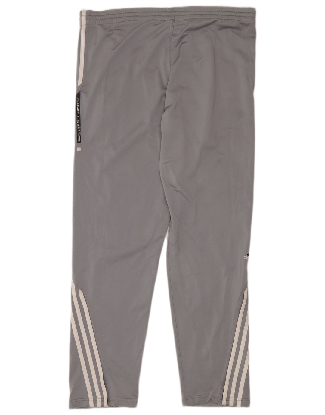 Pantalones de chándal ADIDAS para hombre poliéster gris grande