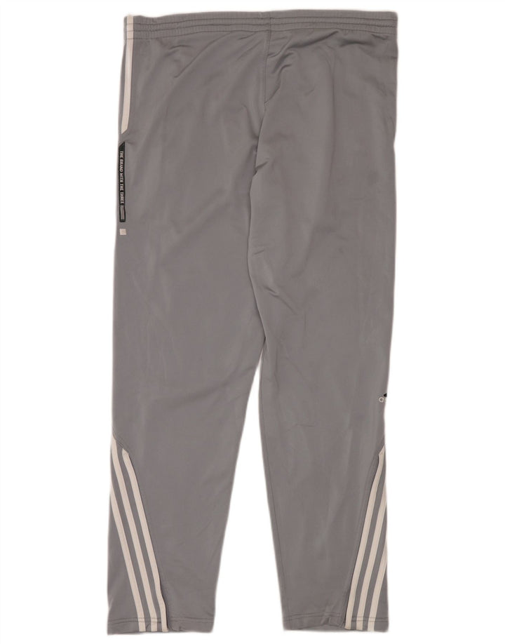 Pantalones de chándal ADIDAS para hombre poliéster gris grande