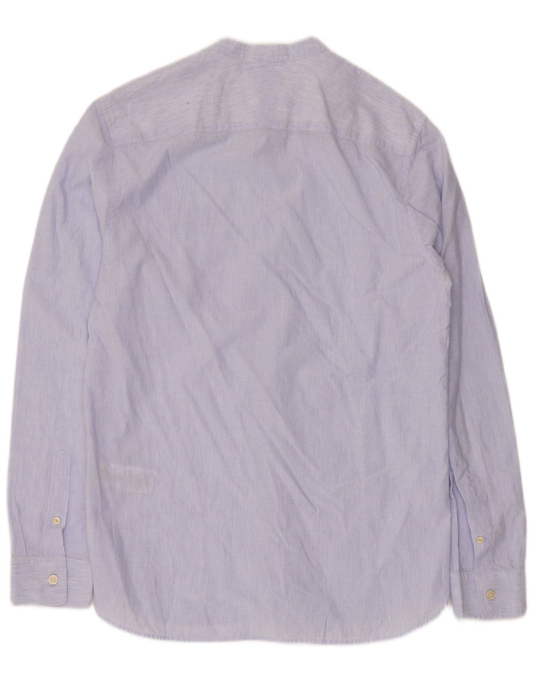 Ted Baker Camisa para hombre Talla 3 Algodón a rayas azul medio