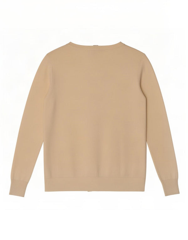 Guess Cárdigan para Mujer UK 8 Small Off White Cotton