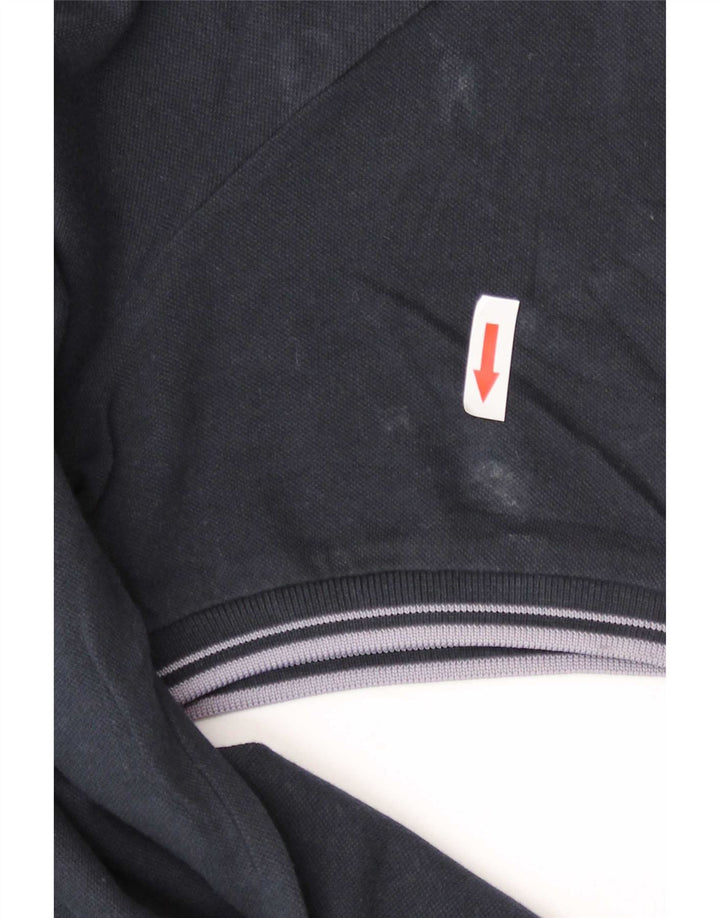 Polo Kappa Hombre Algodón Azul Marino Mediano