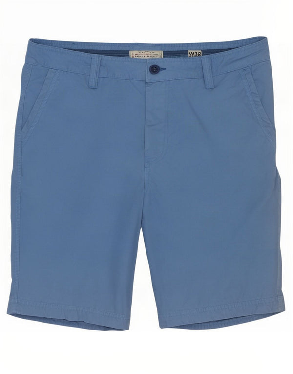Pantalones cortos chinos para hombre Fat Face W38 XL Algodón azul