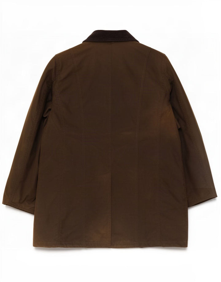 Barbour Abrigo de algodón encerado para mujer UK 20 2XL Caqui