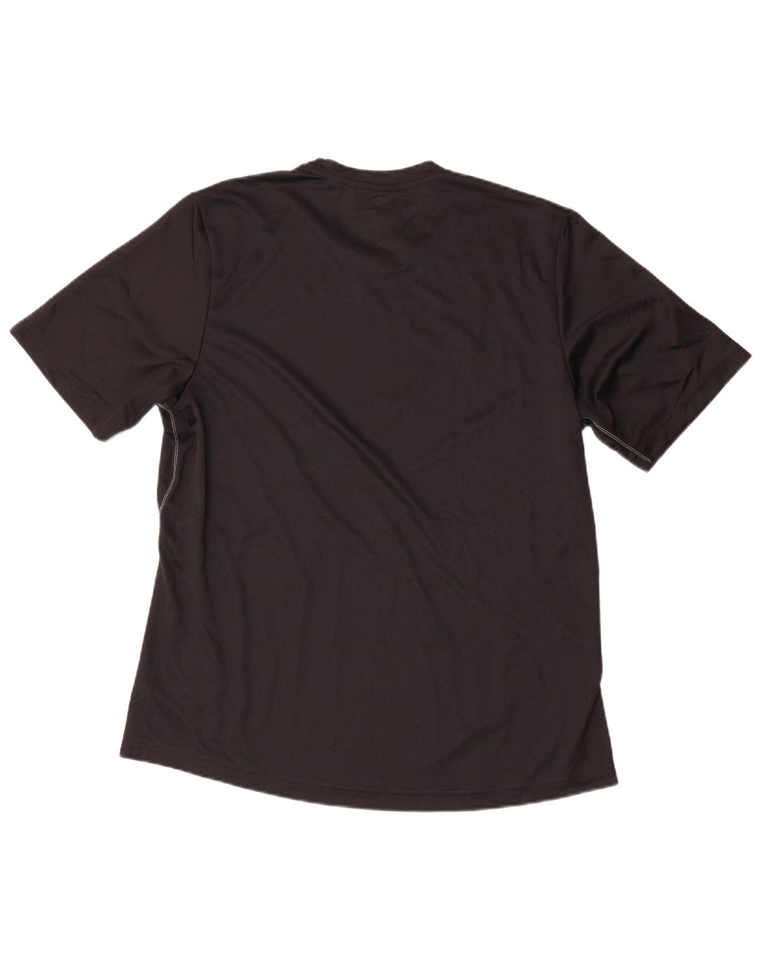 ADIDAS Camiseta Climalite para hombre Top Grande Poliéster negro