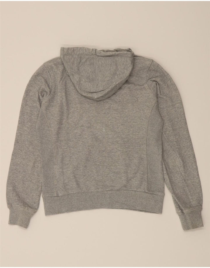 CHAMPION Womens Heritage Classics Graphic Hoodie Jumper UK 14 Medium Grey Vintage Champion and Second-Hand Champion from Messina Hembry 