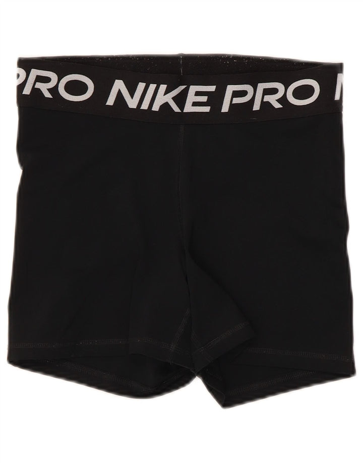 Nike Dri Fit Graphic - Pantalones cortos deportivos para mujer, talla M, poliéster negro