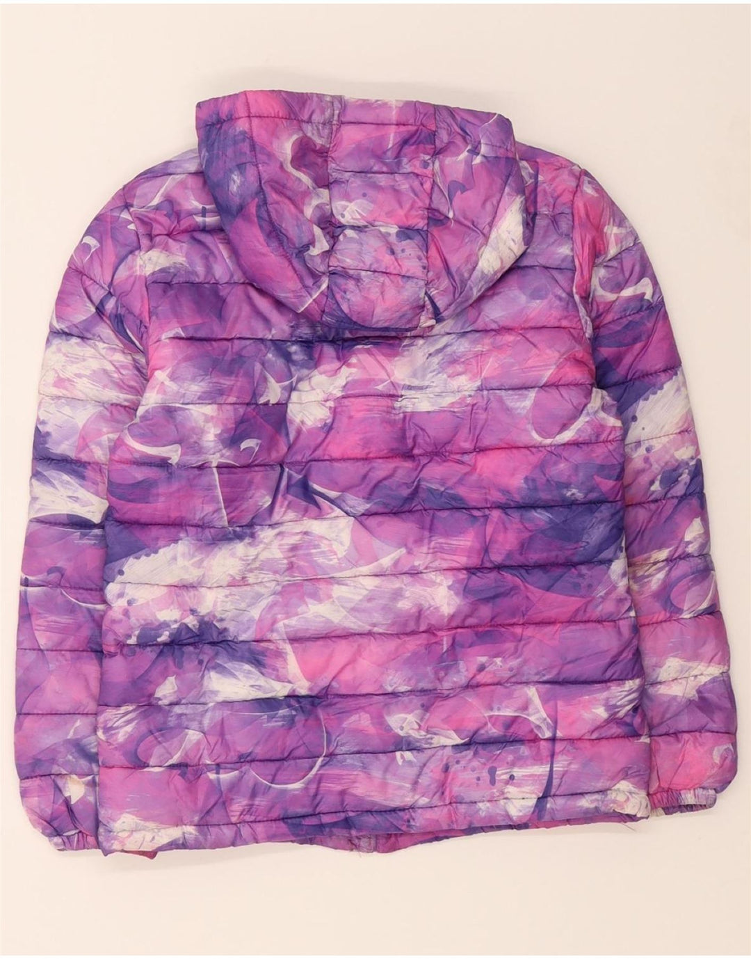 MOUNTAIN WAREHOUSE Girls Padded Jacket 9-10 Years Multicoloured Tie Dye Vintage Mountain Warehouse and Second-Hand Mountain Warehouse from Messina Hembry 