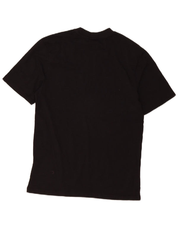 Umbro - Camiseta gráfica para hombre, talla pequeña, algodón negro