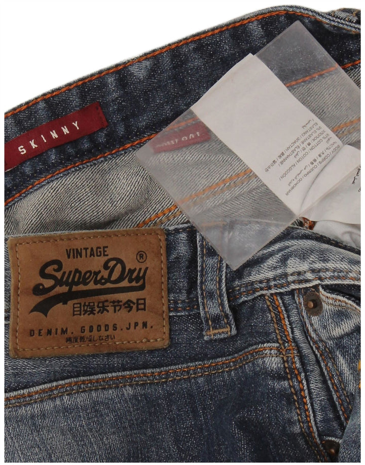 SUPERDRY Vaqueros pitillo para hombre W36 L34 Algodón azul
