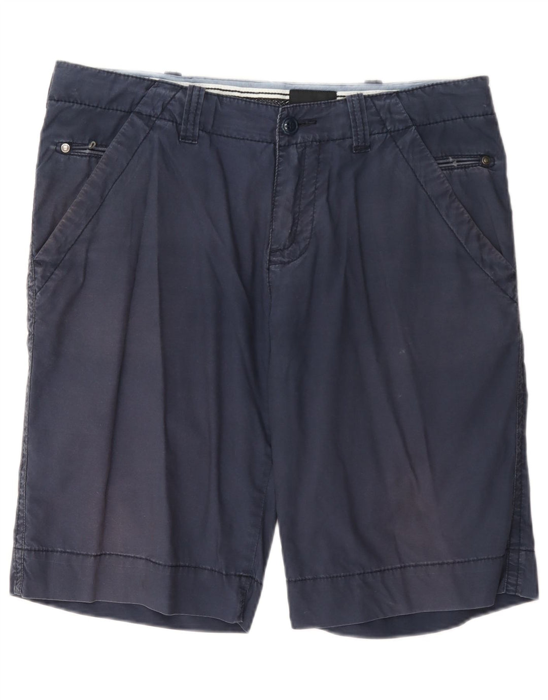 Pantalones cortos chinos Calvin Klein para hombre W32 Algodón azul marino mediano
