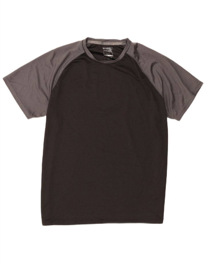 Mountain Warehouse Camiseta IsoCool para hombre Top 2XL Poliéster con bloques de color gris