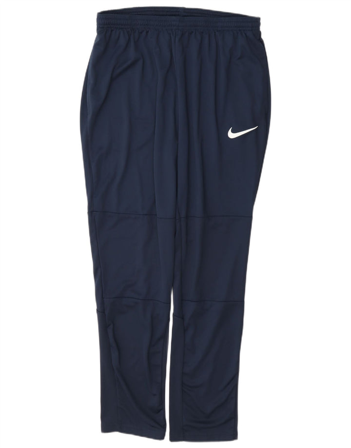 Nike Dri Fit - Pantalones de chándal para hombre, talla grande, color azul marino