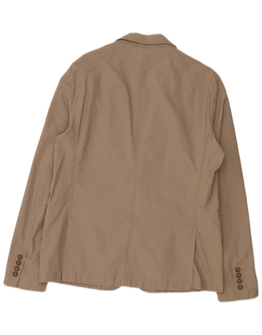 ZARA Chaqueta Blazer De 2 Botones Para Hombre EU 54 XL Algodón Beige