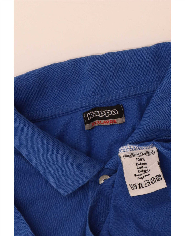 Kappa Polo Hombre 3XL Algodón Azul