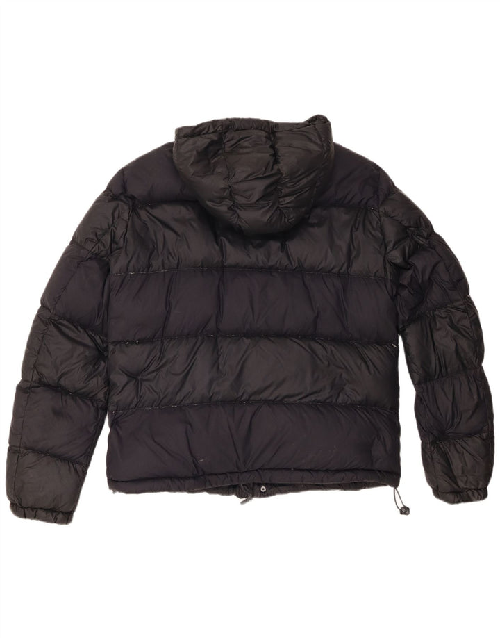 Armani Jeans Chaqueta acolchada con capucha para hombre EU 54 XL Poliamida negra
