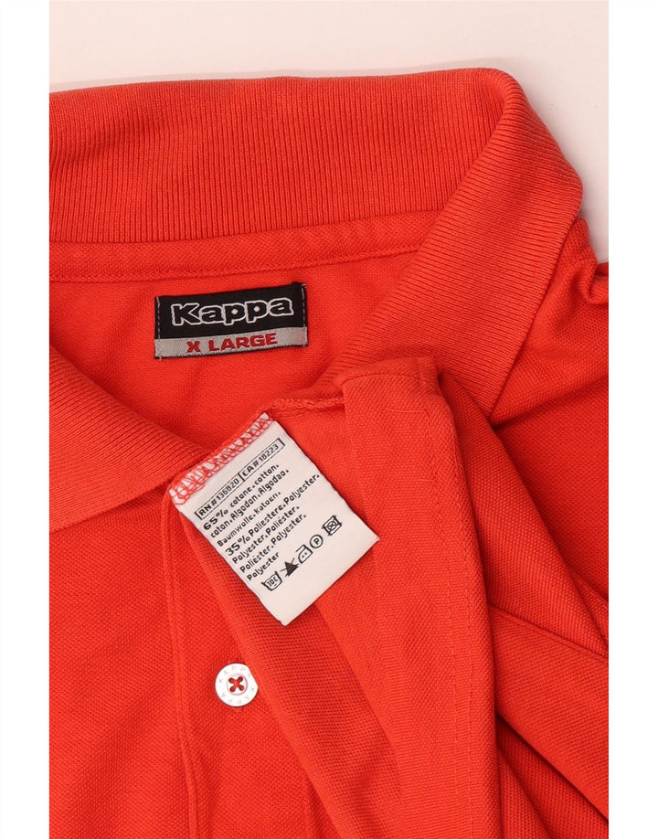 Kappa Polo Hombre XL Naranja Algodón
