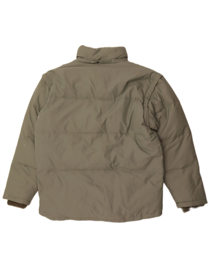 Fila Chaqueta acolchada para hombre UK 40 Poliéster verde grande