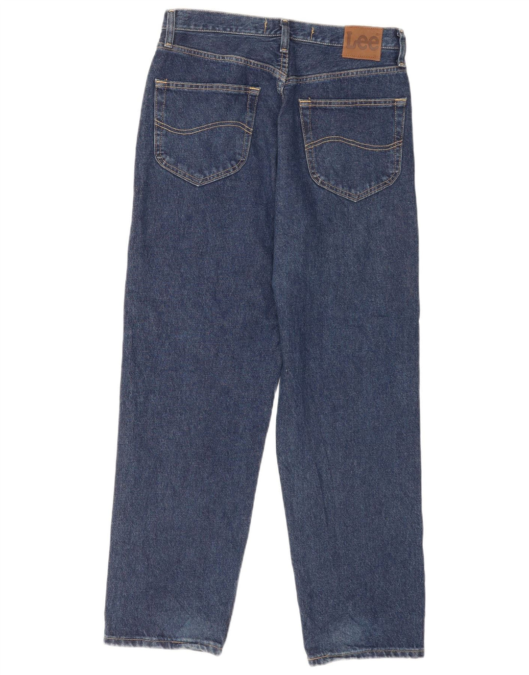 Vaqueros rectos de corte relajado para hombre Lee W32 L30 Algodón azul