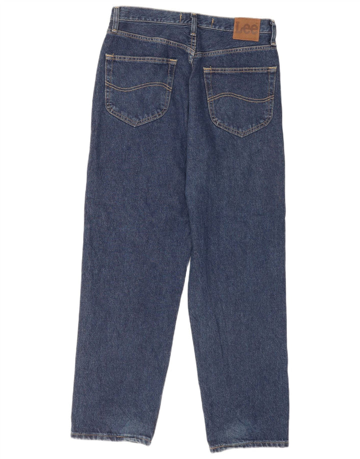 Vaqueros rectos de corte relajado para hombre Lee W32 L30 Algodón azul