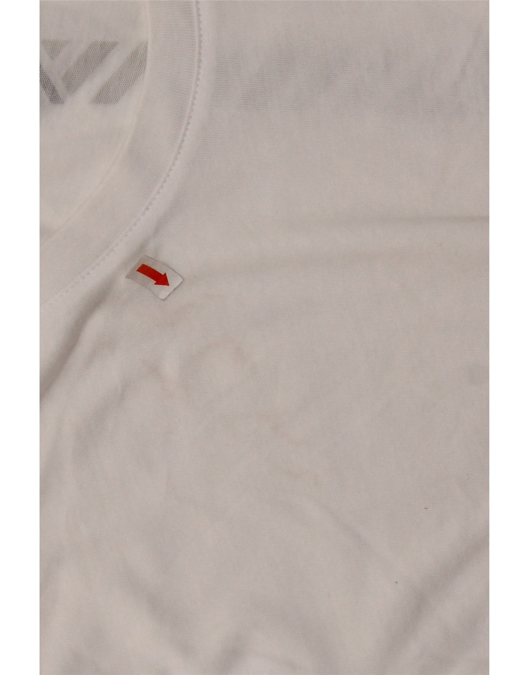 NEW BALANCE Camiseta corta con gráfico para mujer UK 10 Small White Cotton