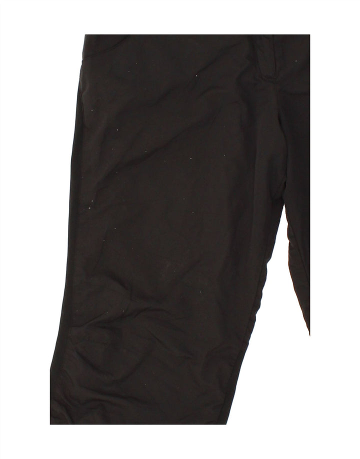 NIKE Womens Capri Tracksuit Trousers UK 10 Small Black Polyester Vintage Nike and Second-Hand Nike from Messina Hembry 
