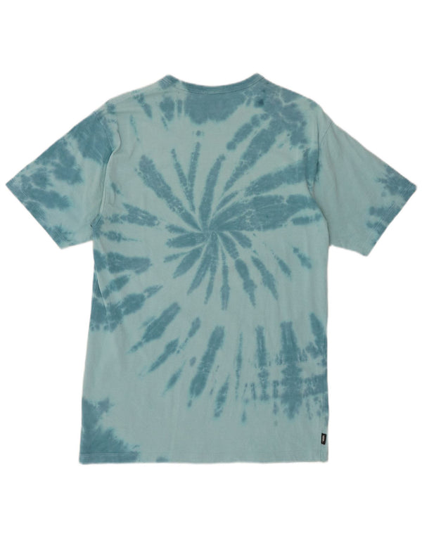 VANS Hombre Classic Fit Camiseta Top Medium Blue Tie Dye