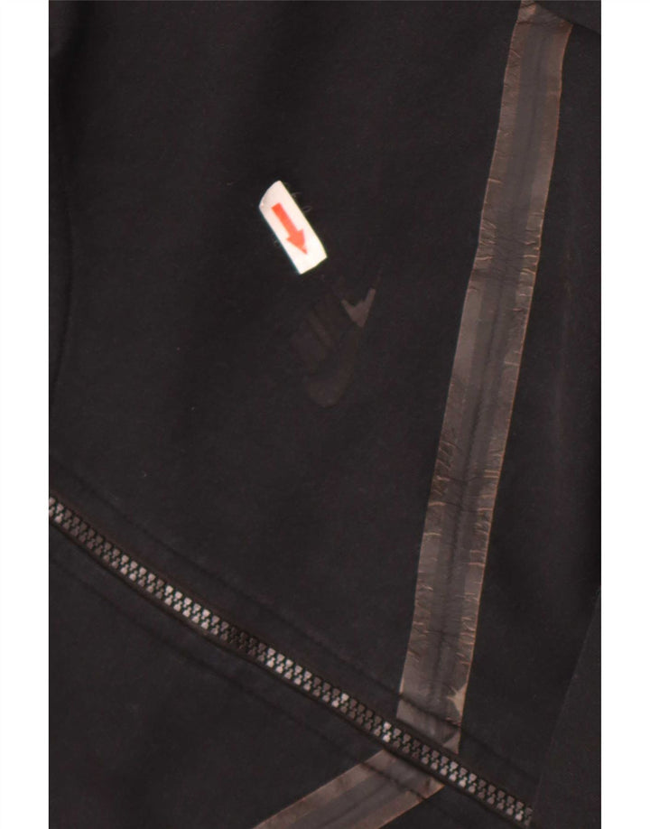 Nike - Sudadera con capucha y cremallera para hombre, talla grande, algodón negro