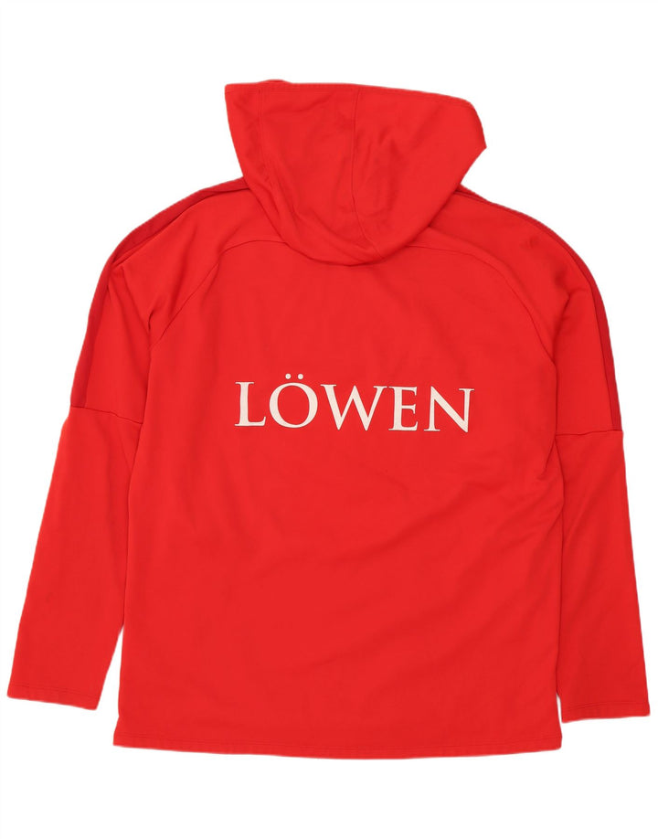 NIKE Sudadera con capucha Dri Fit Graphic para hombre, talla grande, poliéster rojo