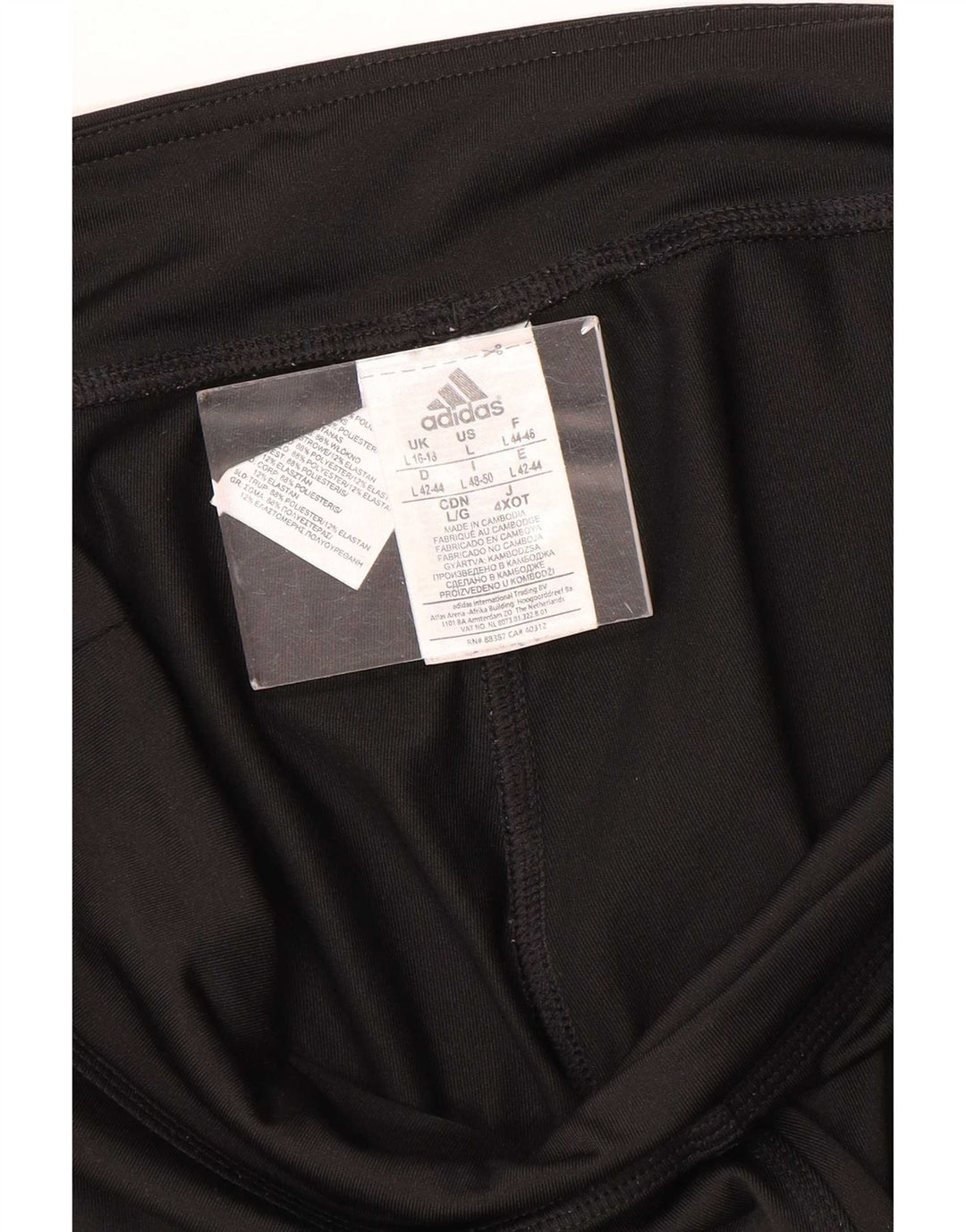 Adidas Mujer Climalite Capri Leggings UK 16/18 Grande Negro Poliéster