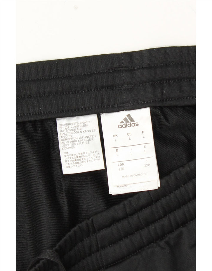 ADIDAS Hombre Chándal Pantalones Joggers Grande Negro Poliéster