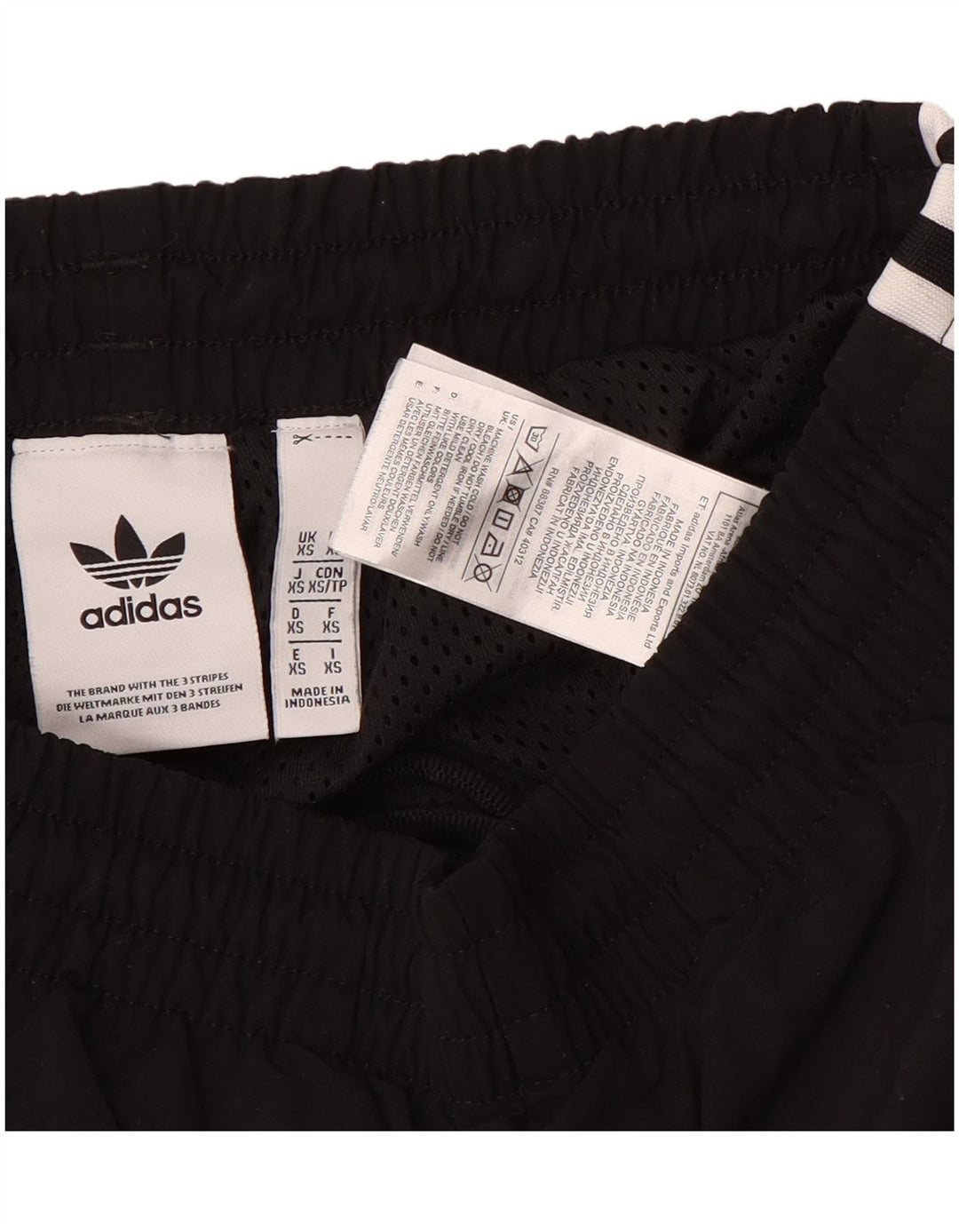 Adidas Hombre Graphic Chándal Pantalones Joggers XS Negro Poliéster