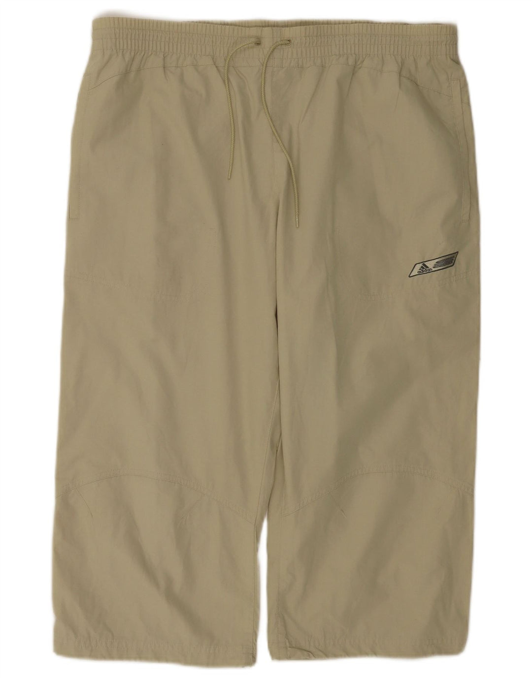Adidas Hombre Capri Pantalones De Chándal Mediano Caqui Poliéster