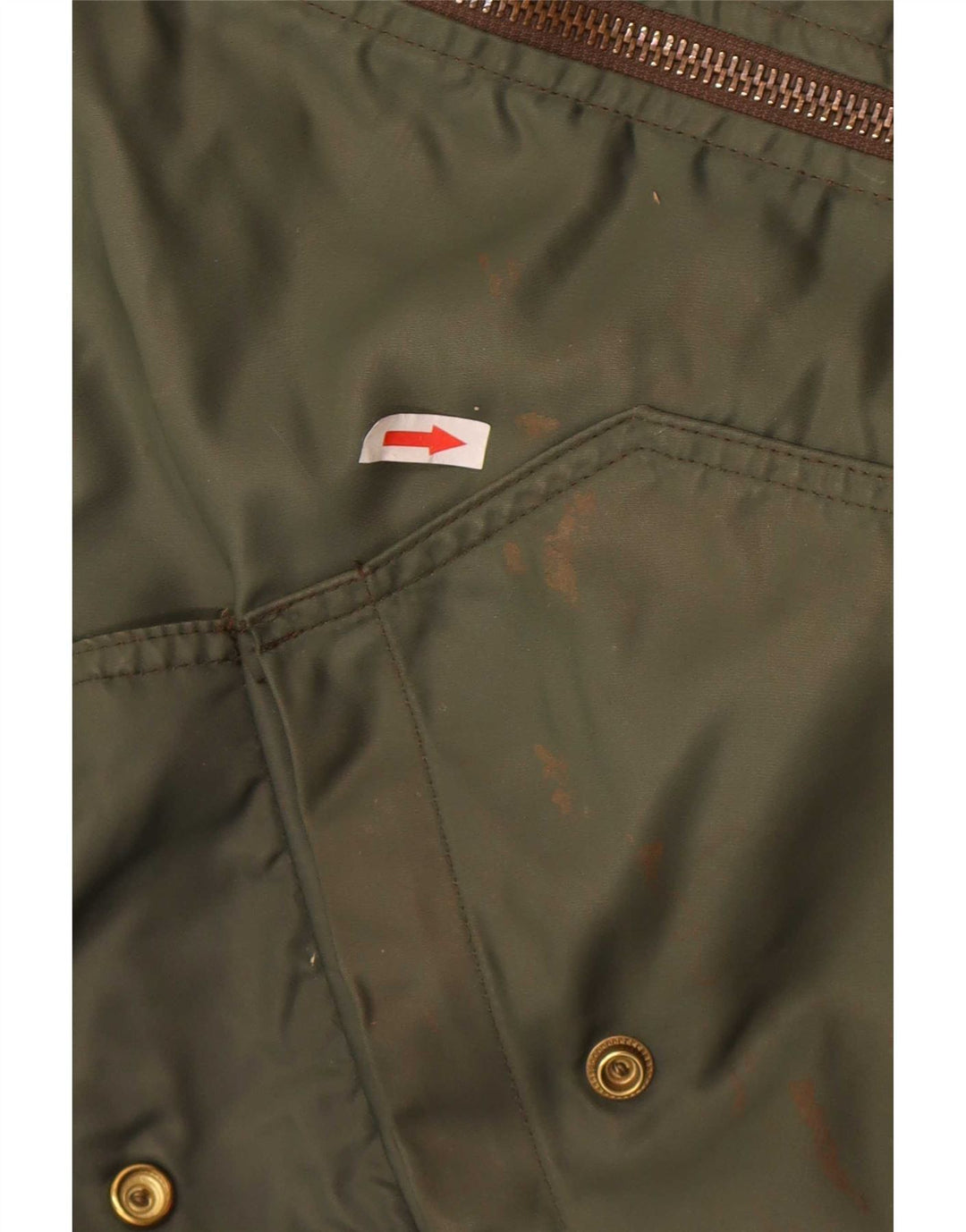 Carrera Chaqueta Bomber para Hombre UK 40 Large Caqui Colorblock Poliamida