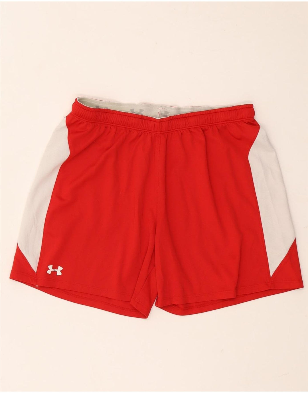 Under Armour Hombre Pantalones cortos deportivos Poliéster color block rojo medio