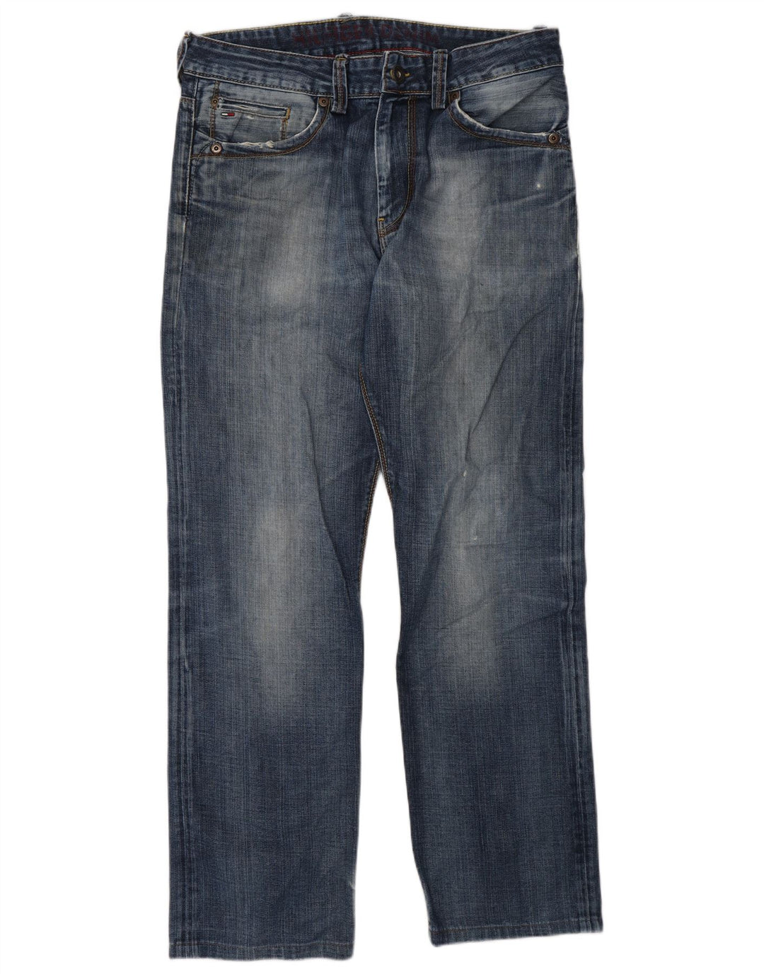 Tommy Hilfiger Vaqueros rectos para hombre W34 L32 Azul