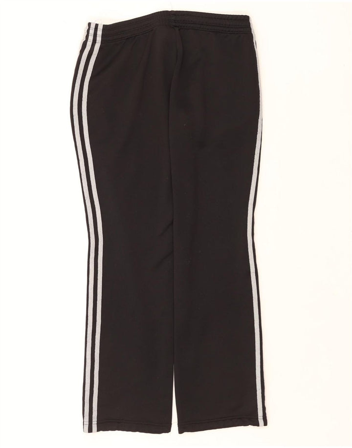 Adidas Pantalones de chándal para mujer UK 8/10 Small Negro Poliéster