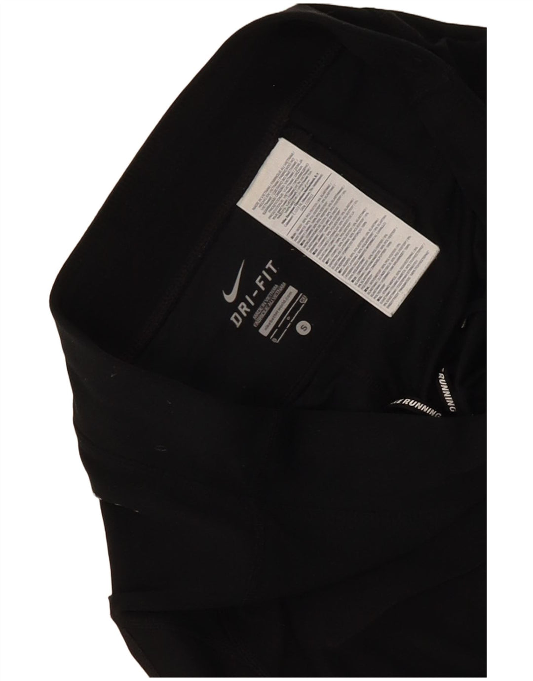Nike - Leggings capri Dri Fit para mujer, talla 10, poliéster negro pequeño