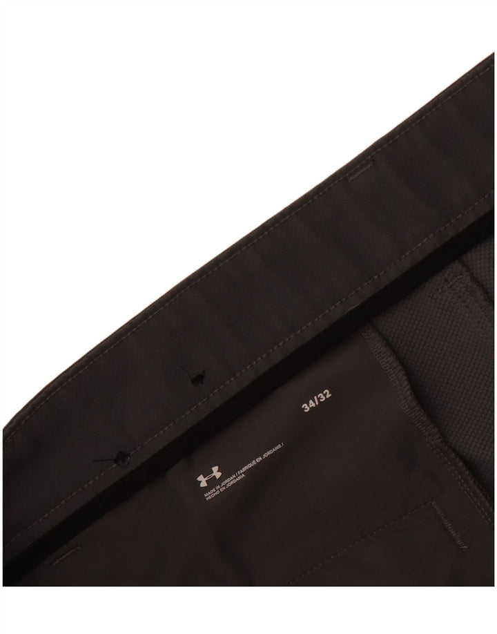 Under Armour Pantalón chino recto para hombre W34 L32 Gris