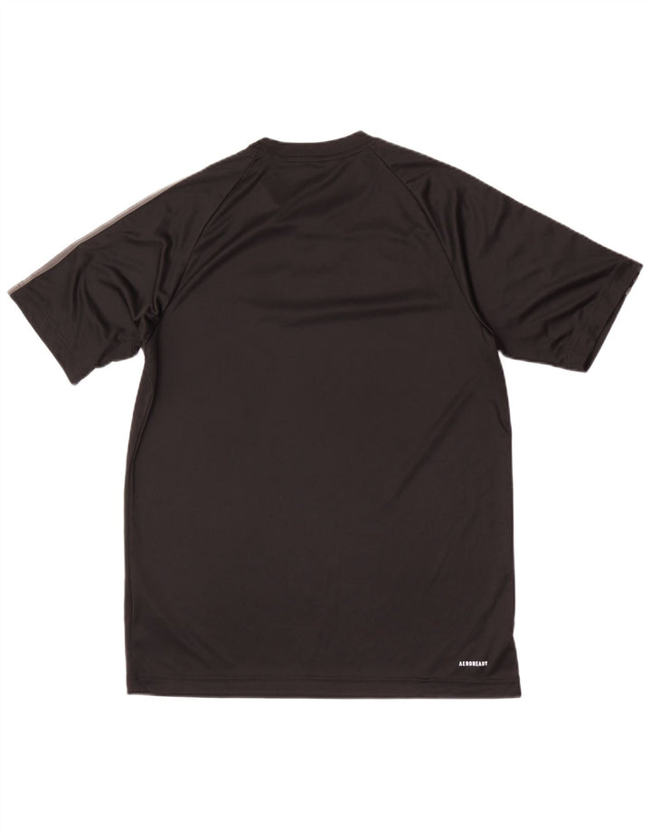 Adidas Hombre Aeroready Regular Fit Camiseta Top Medio Negro Poliéster