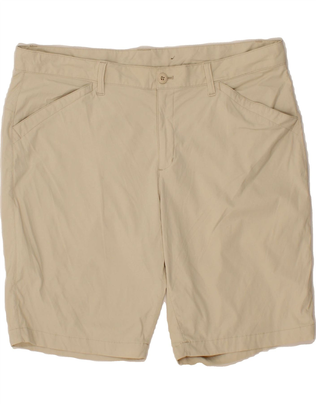 EDDIE BAUER Womens Bermuda Shorts US 16 2XL W38  Beige Nylon Vintage Eddie Bauer and Second-Hand Eddie Bauer from Messina Hembry 
