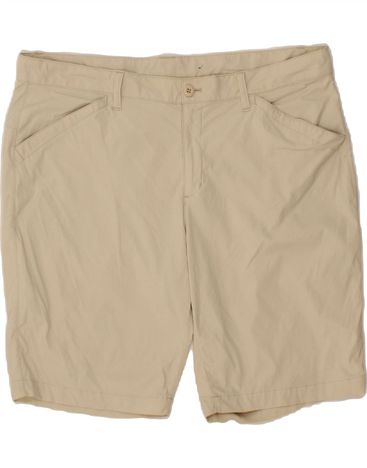 EDDIE BAUER Womens Bermuda Shorts US 16 2XL W38  Beige Nylon Vintage Eddie Bauer and Second-Hand Eddie Bauer from Messina Hembry 
