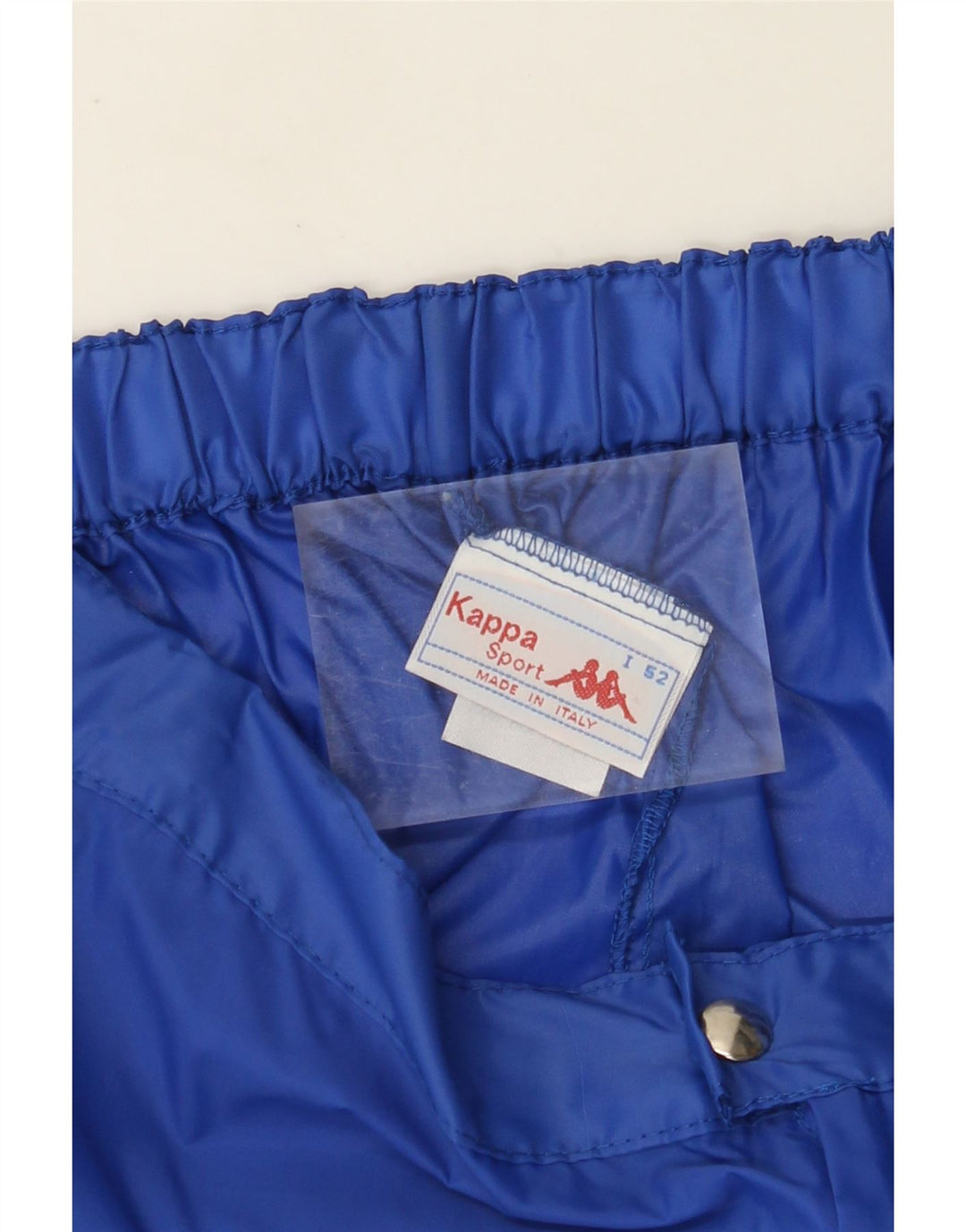 KAPPA Pantalón impermeable gráfico para hombre IT 52 Large Blue Colourblock