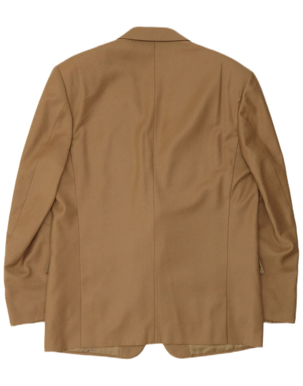 PIERRE CARDIN Chaqueta tipo blazer de 2 botones para hombre UK 40 Large Beige