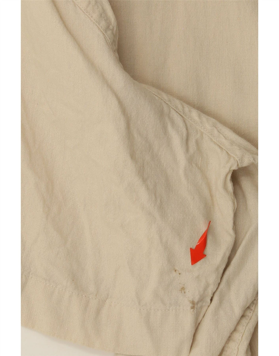 WRANGLER Camisa de manga corta para hombre, talla grande, lino beige