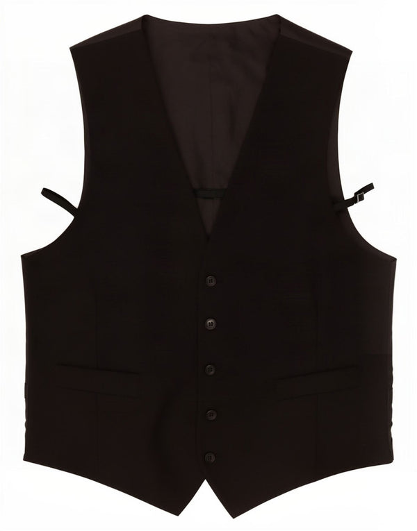 Marks & Spencer Chaleco para hombre grande Poliéster negro