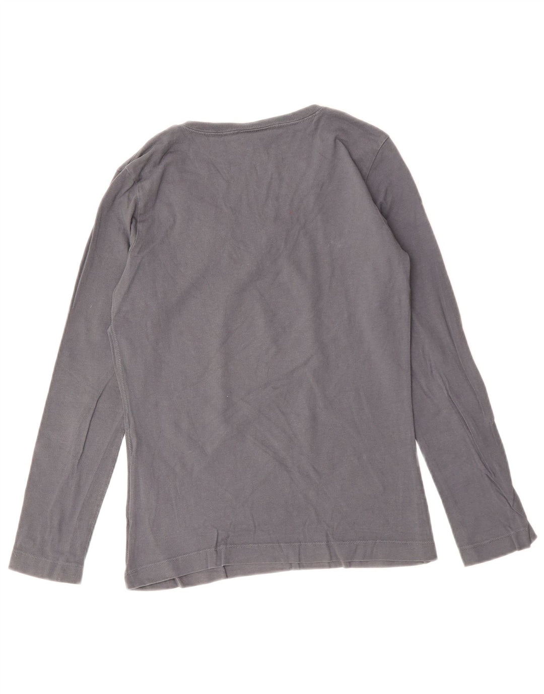 CHAMPION Mujer Heritage Classics Top Manga Larga UK 10 Pequeño Algodón Gris