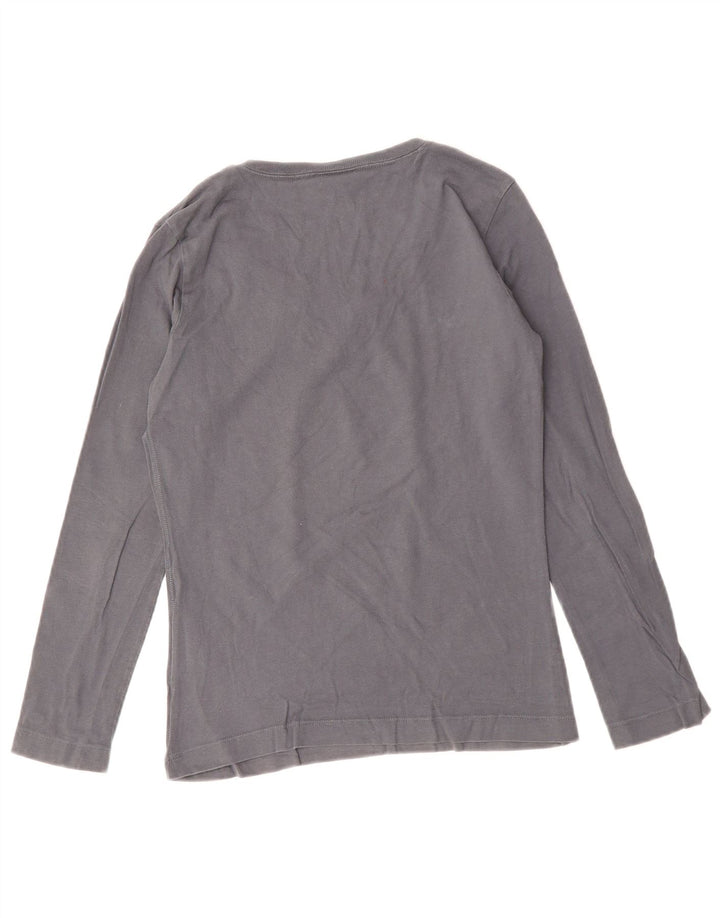CHAMPION Mujer Heritage Classics Top Manga Larga UK 10 Pequeño Algodón Gris