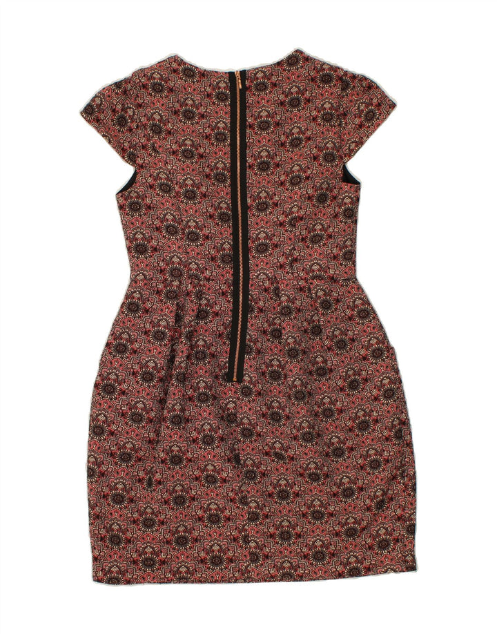 MISS SELFRIDGE Womens Sheath Dress UK 12 Medium Pink Floral Polyester Vintage Miss Selfridge and Second-Hand Miss Selfridge from Messina Hembry 